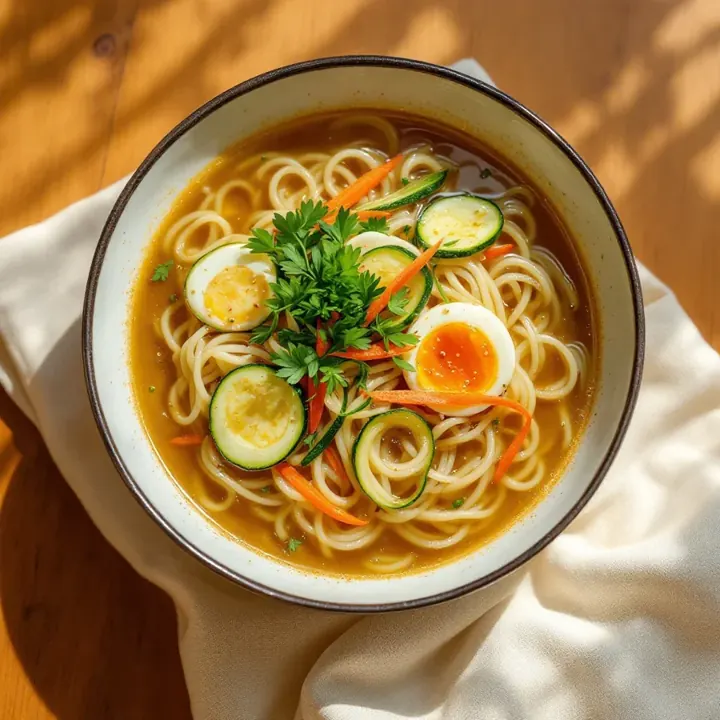 Janchi Guksu (Party Noodle Soup), seen from above
