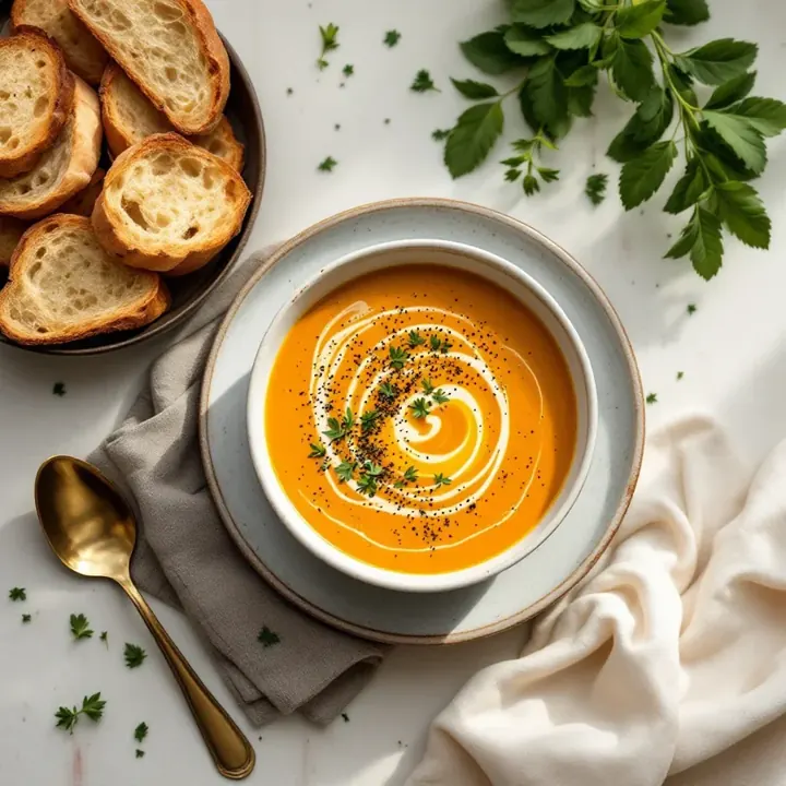 Sopa de Legumes (Everyday Vegetable Soup), seen from above